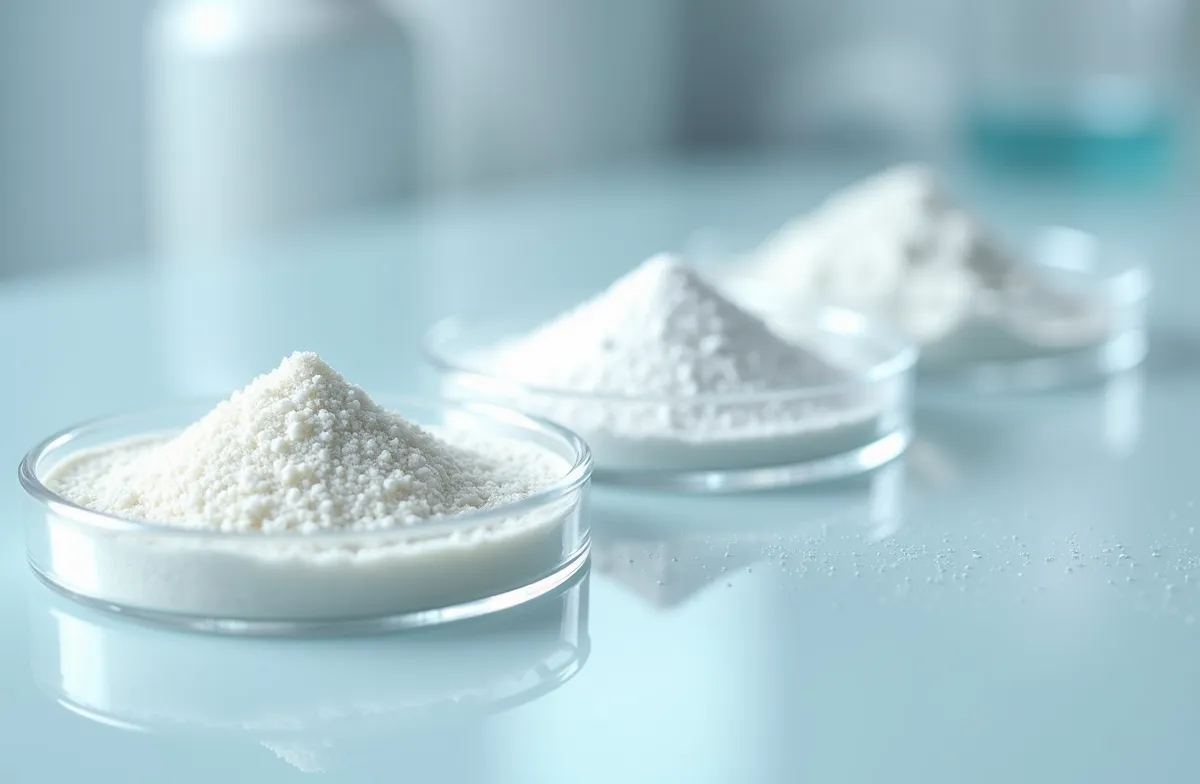 Variedad de excipientes farmacéuticos de alta calidad en el laboratorio de DIBOSA.