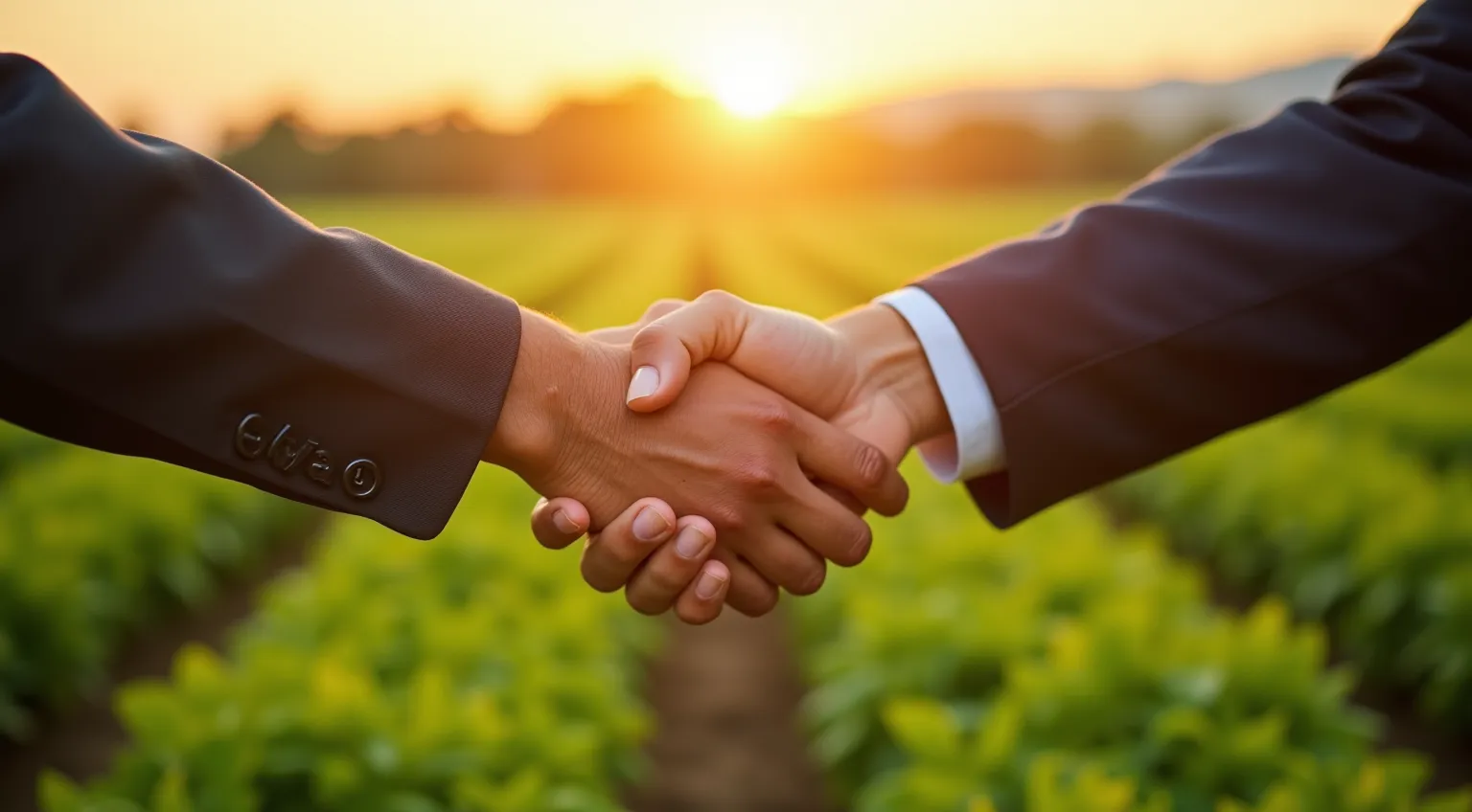 Alianza entre DIBOSA y un socio proveedor en un campo agrícola.