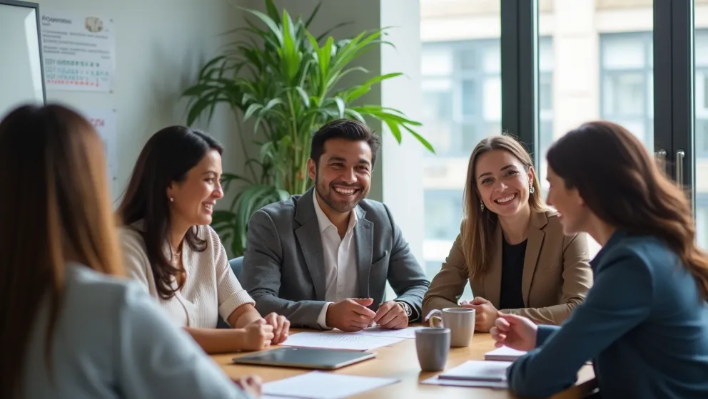 El equipo de DIBOSA en un ambiente de trabajo colaborativo y profesional.